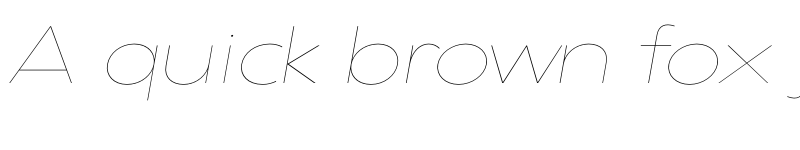 Preview of Gonzi Expanded PERSONAL USE Thin Italic font