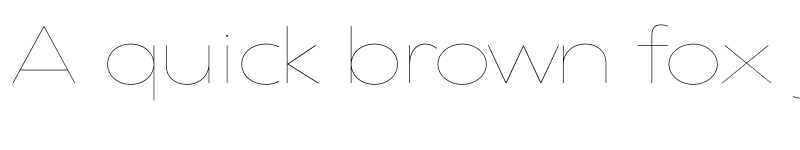 Preview of Gonzi Expanded PERSONAL USE Thin font