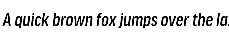 Preview of Good Headline Pro Cond Medium Italic font