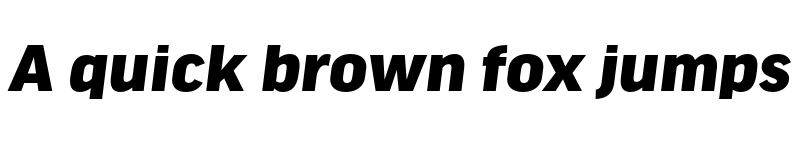 Preview of Good Headline Pro Wide Black Italic font