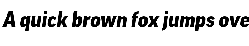 Preview of Good Pro Black Italic font