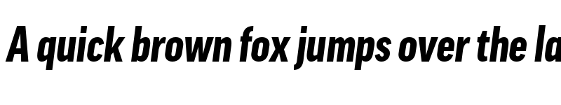 Preview of Good Pro Cond Black Italic font