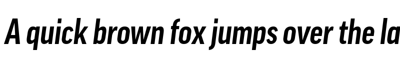 Preview of Good Pro Cond Bold Italic font