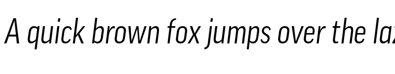 Preview of Good Pro Cond Italic font