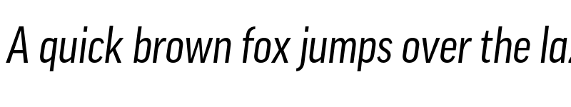 Preview of Good Pro Cond News Italic font