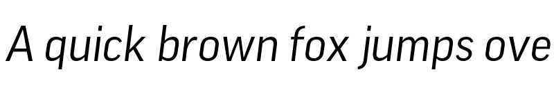 Preview of Good Pro Italic font