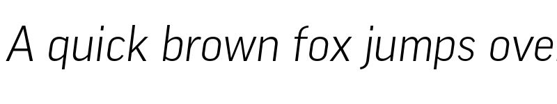 Preview of Good Pro Light Italic font