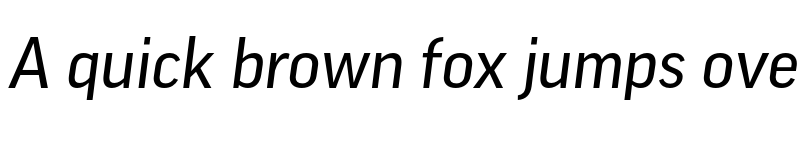 Preview of Good Pro News Italic font