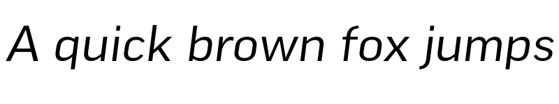 Preview of Good Pro Wide Italic font