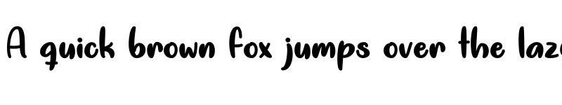 Preview of Good Unicorn Regular font