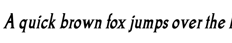 Preview of Goodfish Bold Italic font