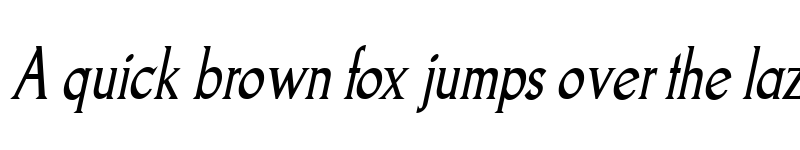 Preview of Goodfish Italic font