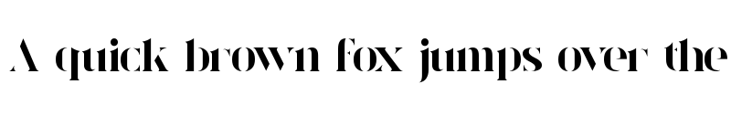 Preview of goodies demo Regular font