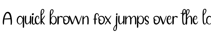 Preview of Goodnight Regular font