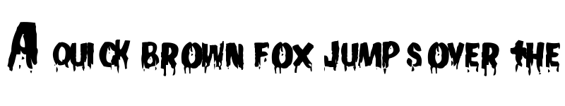 Preview of Gooey Gooey font