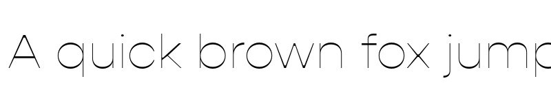 Preview of Gopher Hairline font