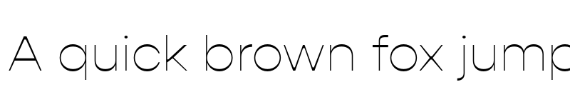 Preview of Gopher Thin font