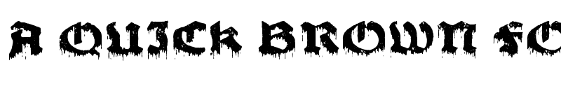 Preview of Gore Regular font