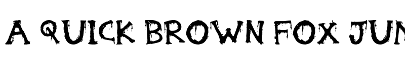 Preview of Gorestep Regular font