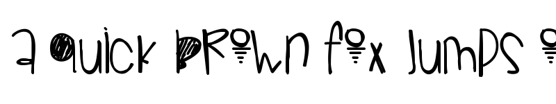 Preview of GorgeousFlaws Medium font