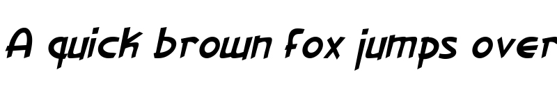 Preview of Gorilla Milkshake Italic font