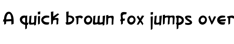 Preview of Gorilla Milkshake Regular font