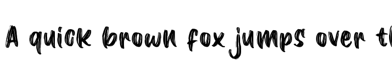 Preview of Gosber Brush Regular font