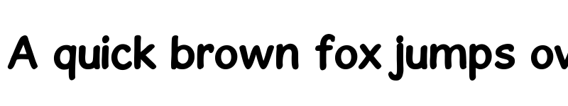 Preview of GosmickSans Bold font