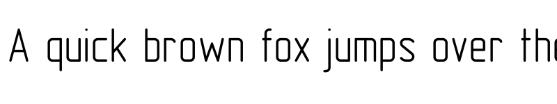 Preview of GOST type A Standard font