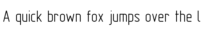 Preview of GOSTRUS type A font