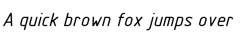 Preview of GOSTRUS type_sB font