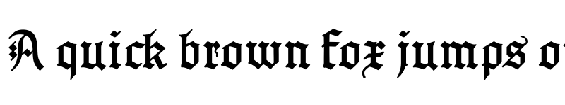 Preview of GotenborgFraktur Regular font