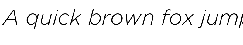Preview of Gotham Light Italic font