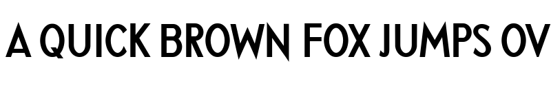 Preview of Gothamic Regular font