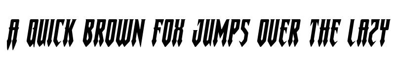 Preview of Gotharctica Expanded Italic Expanded Italic font