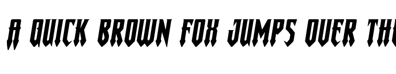 Preview of Gotharctica Extra-Expanded Italic Expanded Italic font