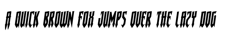 Preview of Gotharctica Rotalic Italic font