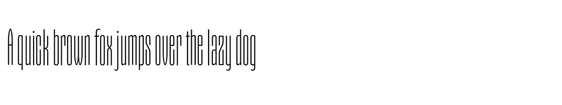 Preview of Gothiks Compressed SuperLight font