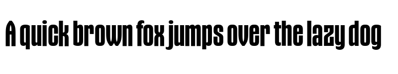 Preview of Gothiks Condensed Bold font