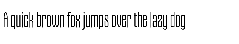 Preview of Gothiks Condensed Light font