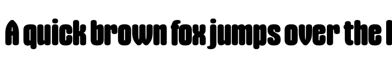 Preview of Gothiks Round Black font