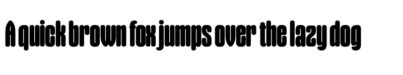 Preview of Gothiks Round Compressed Black font