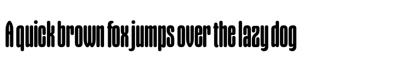 Preview of Gothiks Round Compressed Bold font