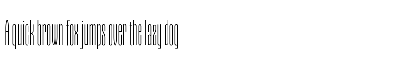 Preview of Gothiks Round Compressed SuperLight font