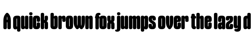 Preview of Gothiks Round Condensed Black font