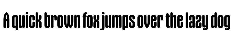 Preview of Gothiks Round Condensed Bold font