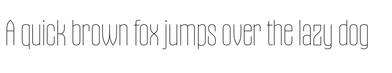 Preview of Gothiks Round UltraLight font