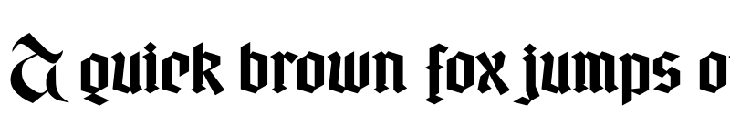 Preview of Gotika Strict PERSONAL USE Regular font