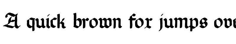 Preview of Gotische Missalschrift Regular font