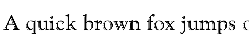 Preview of GoudyHandtooled BT Regular font